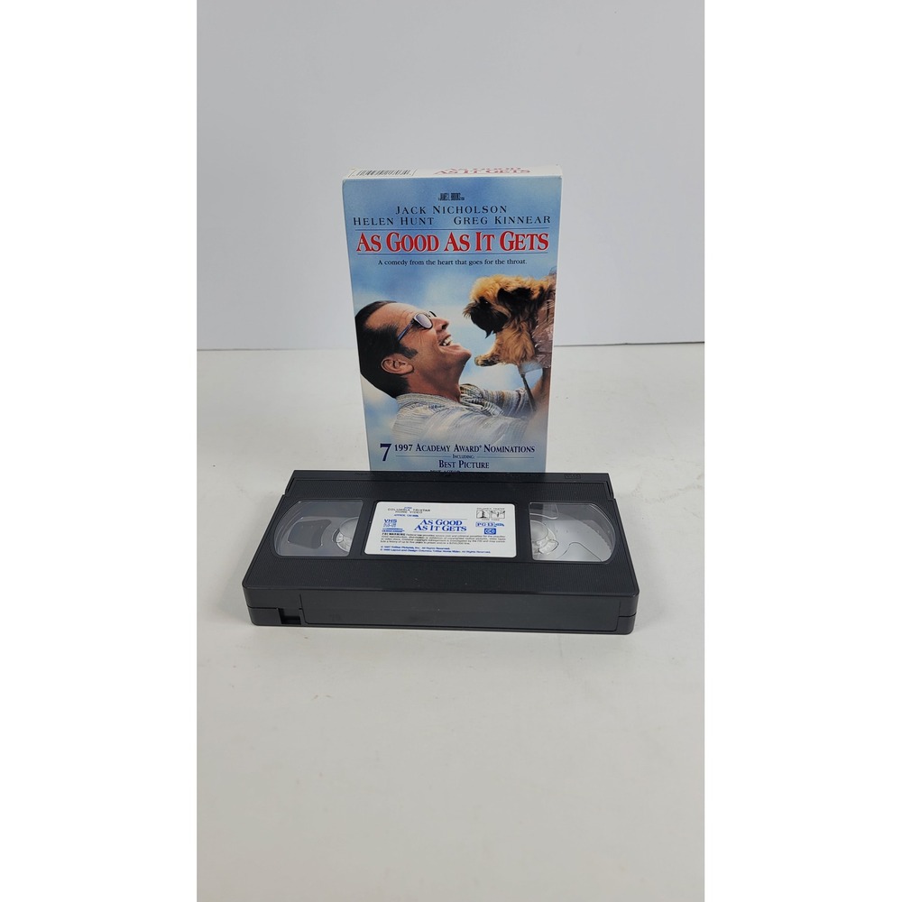As Good As It Gets VHS 1998 Jack Nicholson Helen Hunt Columbia Tristar Rom-Com